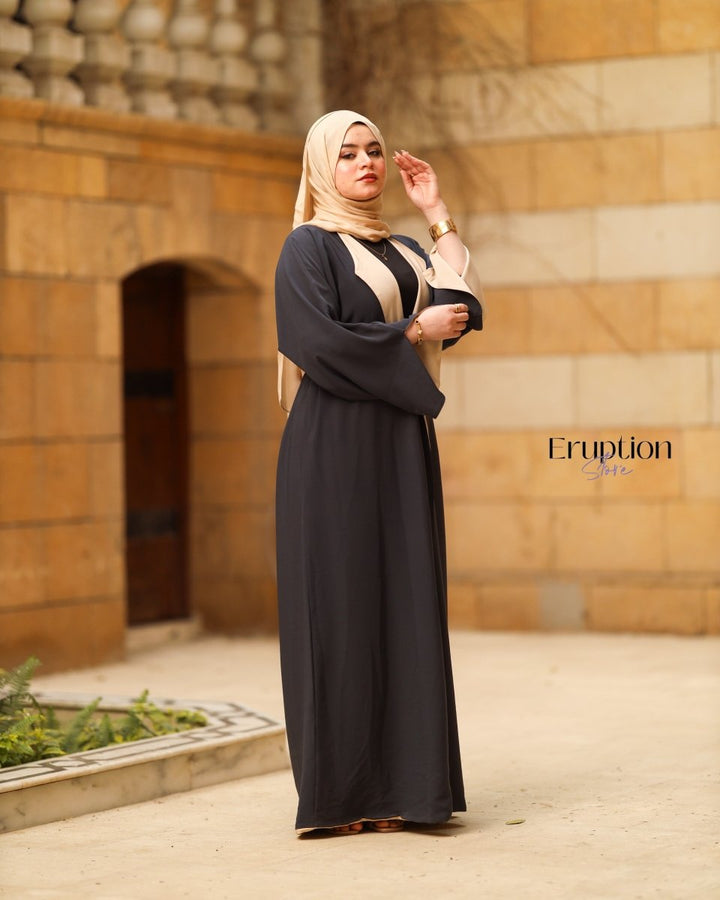 عباية دوبل فيس رمادي - Eruption Store