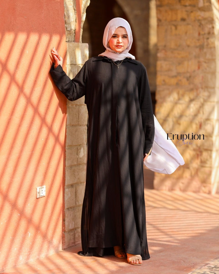 عباية ليالي أسود - Eruption Store
