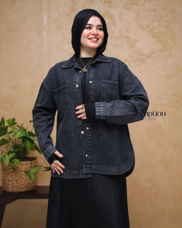 جاكيت جينز تلجي - Eruption Store