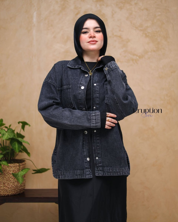 جاكيت جينز تلجي - Eruption Store